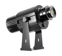 Outdoor IP67 Waterproof GOBO Projector Custom Logo Image Projection Light Advertising Instruct Notice GOBO Signs Party Disco KTV Wedding (Black,60W)