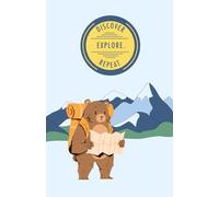 Outdoor Journal-Camping theme: 150 lined notebook pages