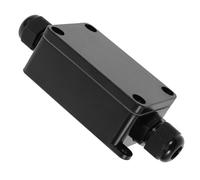 Outdoor Junction Box Ip66 Black Plastic Weatherproof Electrical Box