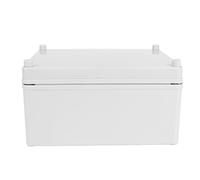Outdoor Junction Box with Mounting Plate, ABS Plastic IP67 Electrical Project Box for Outdoor Power Distribution, DIY Wiring and Weatherproof Installations