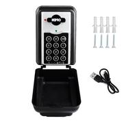 Outdoor Key Box with Wall Mount Combinat Lock Secure Key Holder Waterproof for Spare Keys Great for Gardens Patios and Outdoor Use