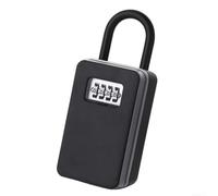 Outdoor Key Safe Combination Lock Box Weather Resistant Wall Mounted Security Cabinet for Family Office Use 173x75x51mm