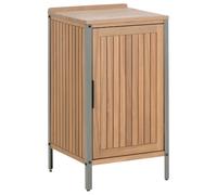 Beliani Outdoor Kitchen Cabinet Ivrea Certified Acacia Wood Brown, Brown