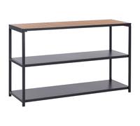 Beliani Outdoor Kitchen Island Avetrana Metal Black, Black