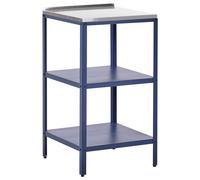 Beliani Outdoor Kitchen Island Vilama Blue, Blue