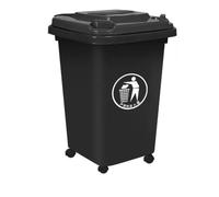Outdoor Kitchen Trash Can - Residential & Commercial Recycling Bin Waste Container for Home & Office Use Sk Design Easy to Clean