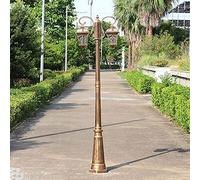 Outdoor Lamp Post Light Outdoor Lamp Post Light Aluminum Anti-Rust High Pole Light European Retro IP56 Waterproof Column Light Villa Garden Lawn Lamp Courtyard Lighting Street Light Post Light Pillar