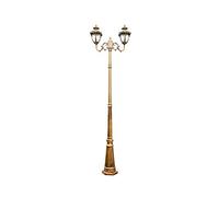 Outdoor Lamp Post Light Outdoor Street Lights Waterproof High Pole Light European Retro Lawn Lamp Garden Aisle Pillar Light Villa Courtyard Light Community Aluminum Metal Glass Post Light Pillar Lamp
