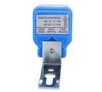 Outdoor Lamp Switch, Auto On/Off, Automatic Switch, Street Lamp Switch, Light Control Sensor, AC 12V/24V/110V/220V, 10A (12V)