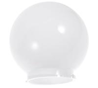 Outdoor Lampshade Globe Replacement for Outdoor Lamps, White Acrylic | 9.50cm Socket, Smooth Cloth Finish, Decorative Minimalist Contemporary Style for Sconces and Bedside Lamps