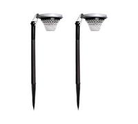 Outdoor Landscape Pathway Lights - 23x11x12 Cm Durable ABS Solar Lamp, 460g Heavy Duty Design With Long Lasting 1800mAh Power and All Weather Performance | Suitable for Garden Paths, Driveway Borders,