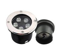 Outdoor Landscape Spotlights Low voltage Buried Lights IP68 Landscape Lighting AC/DC 24V Underground Light LED for outdoor, garden, around the pool (Color : Red light, Si