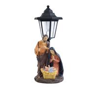 Outdoor Lantern | Jesus Decorative Solar Lantern Lights | Nativity Scene Ambient Lighting, Outside Decorations Garden Decor for Porch Patio Pathway