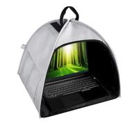 Outdoor Laptop Sun Shade | Laptop Tent for Working Outside | Anti-Glare Computer Sunshade Hood Privacy Screen Shield Cover for Learning Studying Meeting Business Trips Outdoor Activities