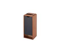 Outdoor Large Square Trash Can with Extinguish Ashtray for Commercial Hotel Shopping Mall Lobby Office Building