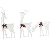 Outdoor LED Decoration Reindeers 92 cm White ANGELI