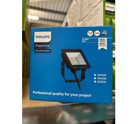 Outdoor LED Floodlight Black 1800lm 20w 3000k 230v IP65 PHILIPS
