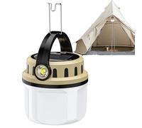 Outdoor LED Lamp: Solar Camping Lantern, 4 Lighting Modes | Perfect for Rechargeable Waterproof Light, Tent, Hiking, Survival, EQ