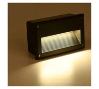 Outdoor LED Step Light, Waterproof Buried Wall Lamp for Stairs, Deck, and Footlights - Embedded Underground Lighting for Pathways and Safety