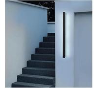 Outdoor LED Strip Wall Lamp Modern Waterproof Aluminum Compatible with Chandeliers Ideal for Gardens Patios and Exterior Spaces.