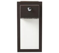 Beliani Outdoor Led Wall Light Elliot 33 Cm With Motion Sensor Black