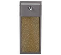 Beliani Outdoor Led Wall Light Carron 40 Cm With Motion Sensor Black