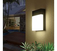 Outdoor LED Waterproof Wall Lamp, 15W Square Creative Wall Scone, Aluminum PC Lampshade Suitable for Courtyard Garden Community