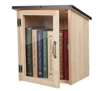 Outdoor Library Book Box, Wooden Deck Boxes Little Free Library Kit