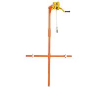 Outdoor Lift with Sturdy Mounting & Extended Hand Winch - Optimizes Installation for Quick Setup Heavy-Duty Construction Ideal for Professionals & Contractors