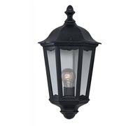 Outdoor Light Black Alex Half Wall IP44 Flush Searchlight 82505BK