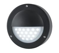 Outdoor Light Black Bangor LED Wall Searchlight 8744BK
