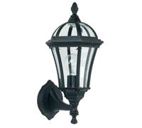 Outdoor Light Black Drayton Wall IP44 Up Endon YG-3500