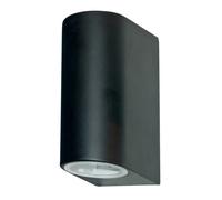 Outdoor Light Black Eiffel Double Spot IP44 Searchlight 8008-2BK-LED