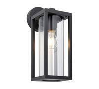 Outdoor Light Black Hamden Wall IP44 Endon 96917
