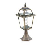 Outdoor Light Black New Orleans Post IP44 Gold 500mm Searchlight 1524