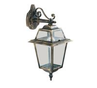 Outdoor Light Black New Orleans Wall IP44 Gold Down Searchlight 1522