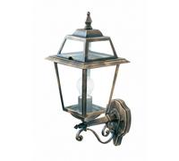 Outdoor Light Black New Orleans Wall IP44 Gold Up Searchlight 1521