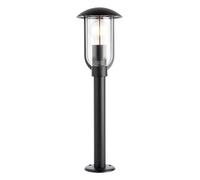 Outdoor Light Black Quinn Post IP44 Textured 500mm Endon 96923
