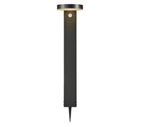 Outdoor Light Black Rica LED Bollard Round PIR Solar Nordlux 2118158003