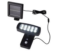 Searchlight LED solar wall light 67423BK-PIR, motion detector
