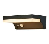 Netlighting Solar LED Wall Light with P.I.R Motion Sensor Black 67417BK