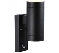 Outdoor Light Black Tin Maxi Double Spot IP54 PIR Motion Sensor Nordlux 21519103