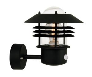 Outdoor Light Black Vejers IP54 PIR Motion Sensor Up Nordlux 25101003