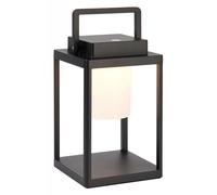 Luminosa Lighting Luminosa Voyage Integrated Led Table Lamp Matt Black, White, Ip44