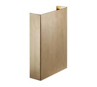 Nordlux Fold 15 Outdoor Patio Terrace Garden Wall Light In Brass (Height) 21Cm