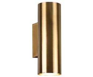 Outdoor Light Brass Marley Double Spot Old Trio 212400204