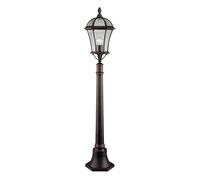 Outdoor Light Brown Capri Lamp Post Rustic 1.4m Searchlight 1568