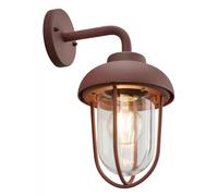 Trio 202760124 Duero Wall Light, IP44, rusty effect