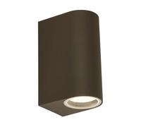 Outdoor Light Brown Eiffel Double Spot IP44 Rust Searchlight 8008-2RUS-LED