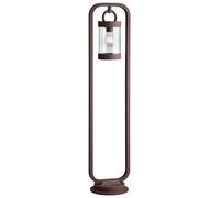 Outdoor Light Brown Sambesi Bollard IP44 Rusty Photocell Trio 404160124